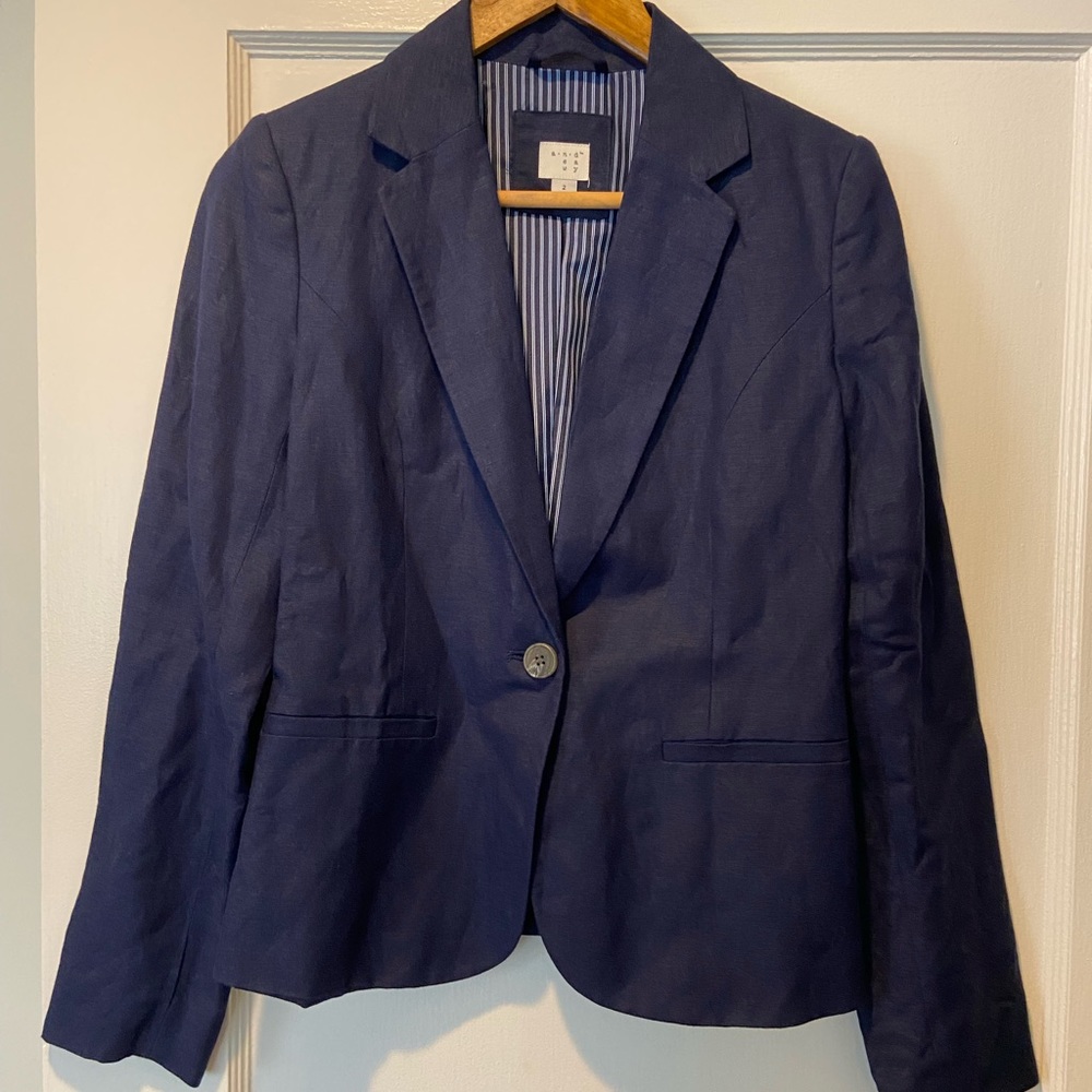 A New Day - Navy Blazer, Size 2